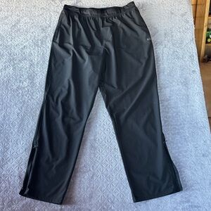 LAYER 8 - Black Athletic Track Pants UNISEX SIZE XL BLACK LIGHT WEIGHT
